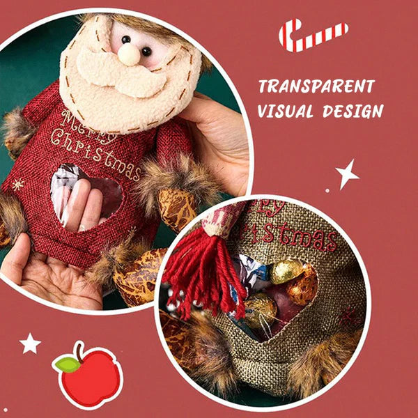 🔥Last Day Promotion Up To 76% OFF |🎄 Christmas Candy & Gift Bags — Cute Santa, Snowman & Reindeer Designs☃️