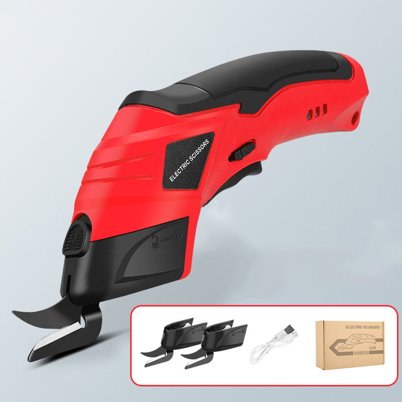 ✂️ Cordless Rechargeable Electric Scissors 🔋 – Ergonomic Fabric, Leather & Cardboard Cutter for Crafts & DIY