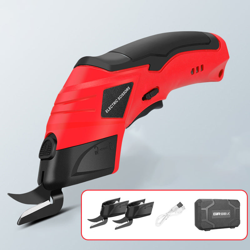 ✂️ Cordless Rechargeable Electric Scissors 🔋 – Ergonomic Fabric, Leather & Cardboard Cutter for Crafts & DIY