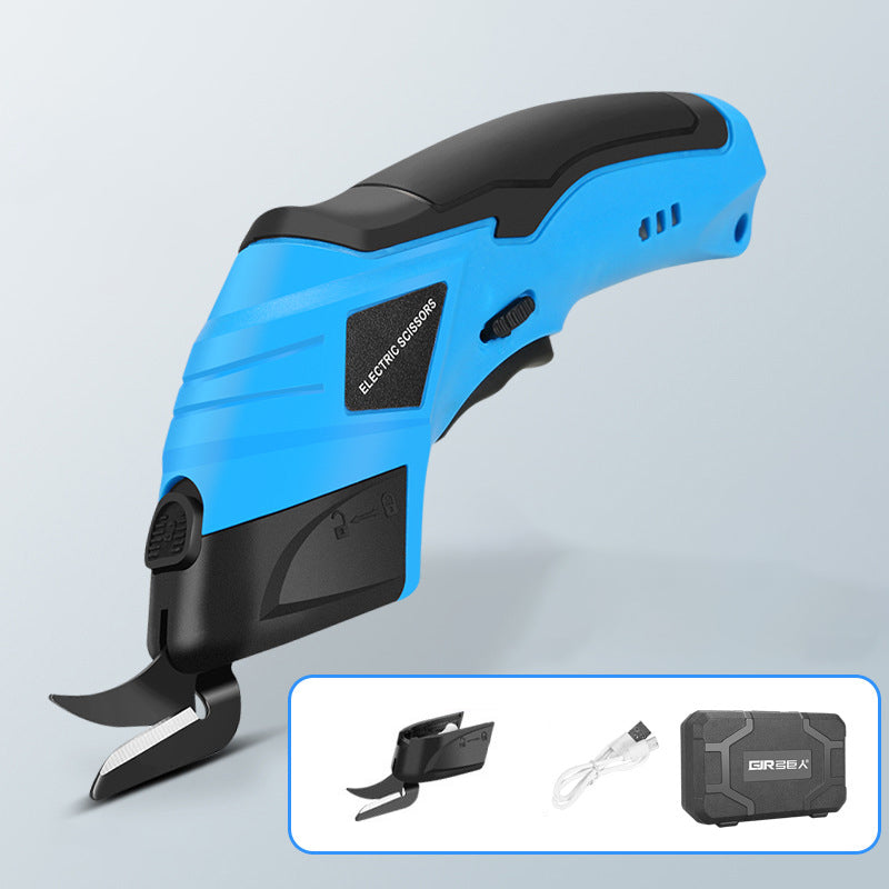 ✂️ Cordless Rechargeable Electric Scissors 🔋 – Ergonomic Fabric, Leather & Cardboard Cutter for Crafts & DIY