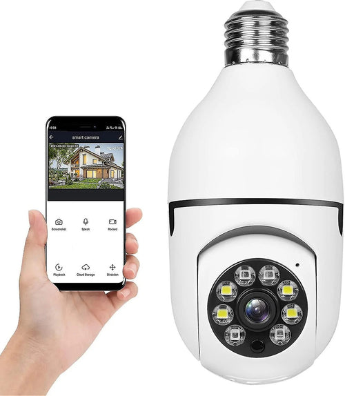 🌎 Easy-Install WiFi Bulb Camera | Protect Your Family Anytime, Anywhere ✨