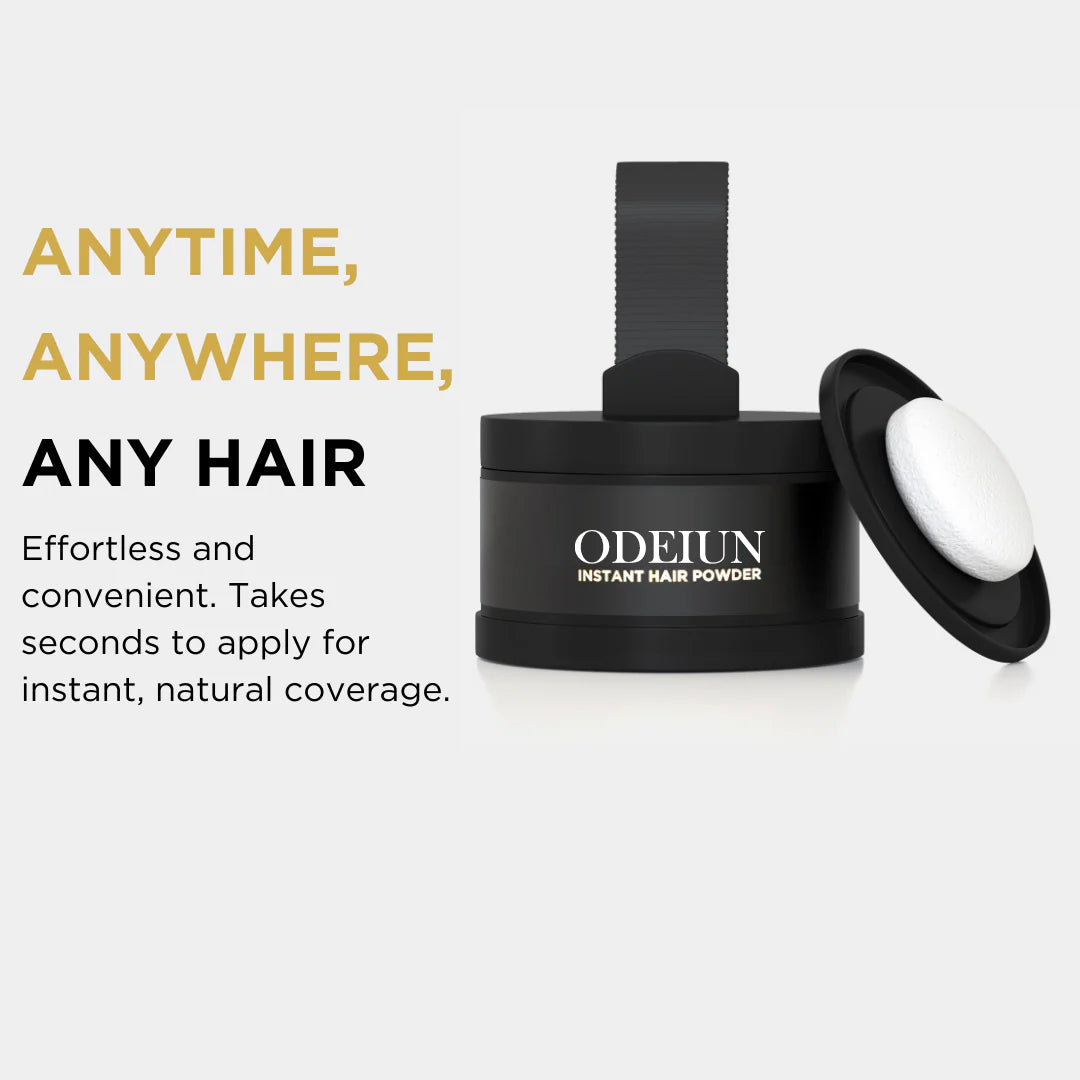 Buy 1 Get 1 Free Today 🎉|💪 ODEIUN™ Hair Filler Powder for Thinning Hair – Natural, Mess-Free