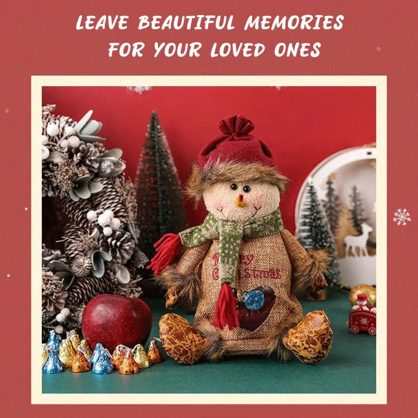 🔥Last Day Promotion Up To 76% OFF |🎄 Christmas Candy & Gift Bags — Cute Santa, Snowman & Reindeer Designs☃️