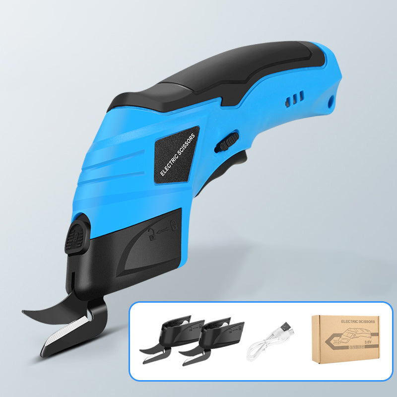 ✂️ Cordless Rechargeable Electric Scissors 🔋 – Ergonomic Fabric, Leather & Cardboard Cutter for Crafts & DIY