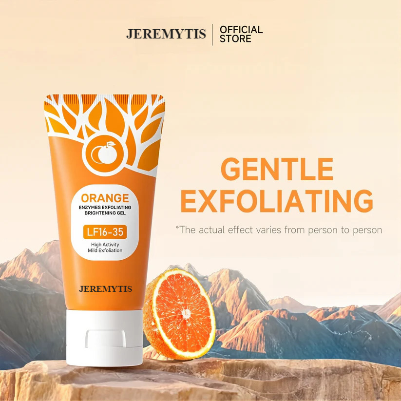 🍊 JEREMYTI™ Orange Enzyme Exfoliating Gel — Brighten Dark Spots & Clear Pores ✨