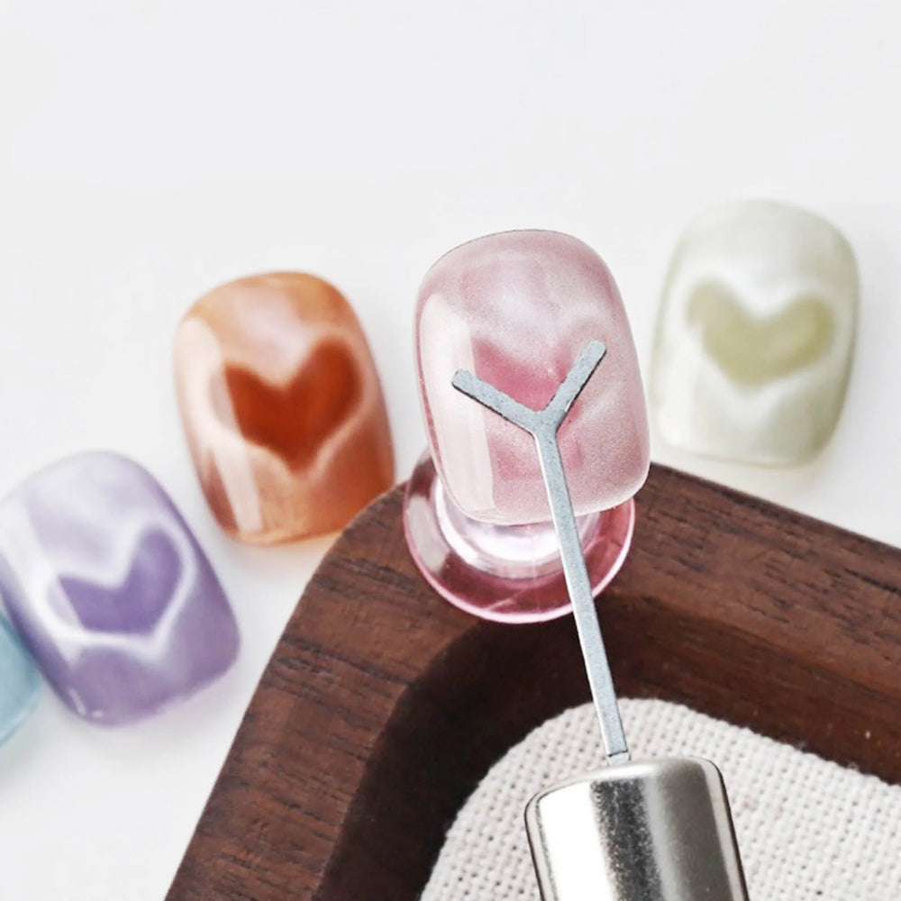 Heart Cat Eye Magnet Wand Set