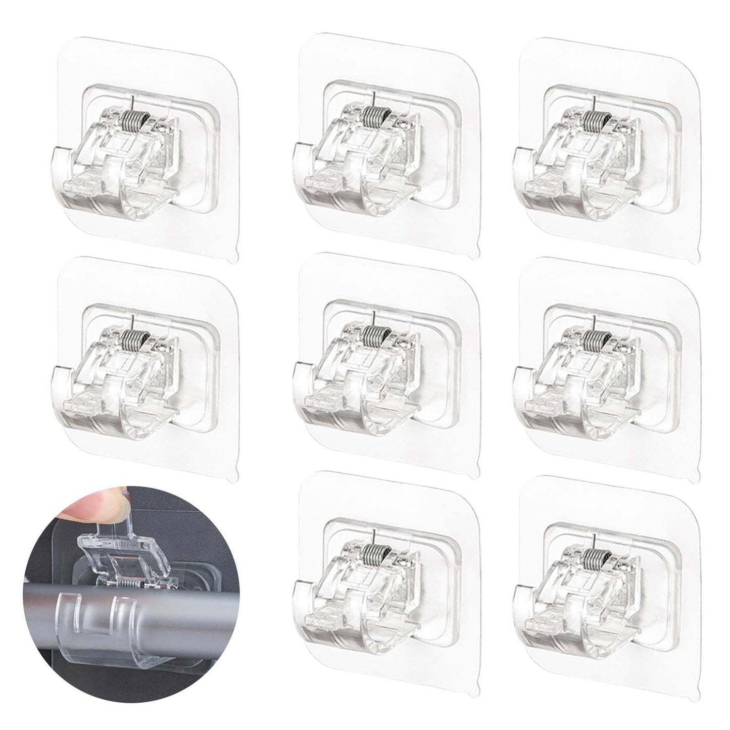 ✨Buy 2 Get 1 Free|🔧 No-Drill Curtain Brackets — Hold Up to 13 lbs! 💪