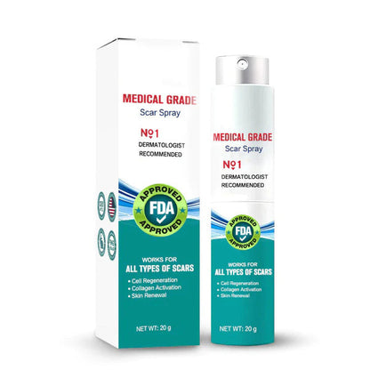💧 100% Advanced Scar Remove Spray 🕊️ – Smooth Stretch Marks, Keloids & Surgical Scars