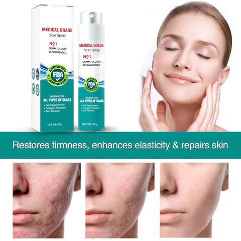 💧 100% Advanced Scar Remove Spray 🕊️ – Smooth Stretch Marks, Keloids & Surgical Scars