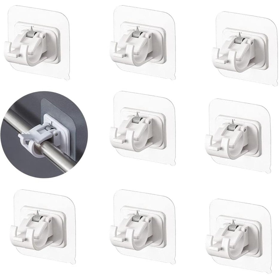 ✨Buy 2 Get 1 Free|🔧 No-Drill Curtain Brackets — Hold Up to 13 lbs! 💪