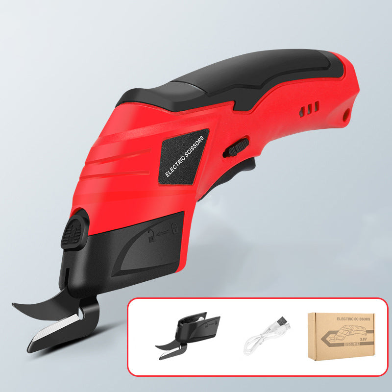 ✂️ Cordless Rechargeable Electric Scissors 🔋 – Ergonomic Fabric, Leather & Cardboard Cutter for Crafts & DIY