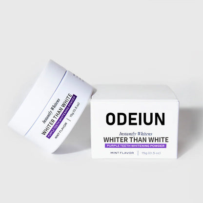 Buy 2 Get 1 Free 🎁|💜 ODEIUN™ Purple Teeth Whitening Powder — Instantly Erase Yellow Stains 😁✨