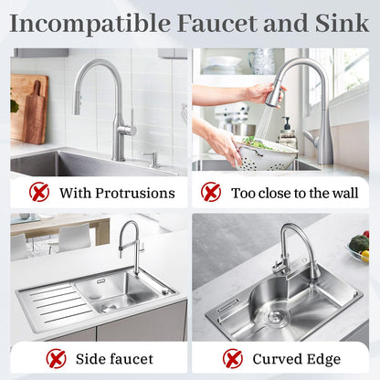 JEREMYTIS™ Silicone Faucet Mat 💧🧽 – Foldable Splash Guard & Sink Organizer