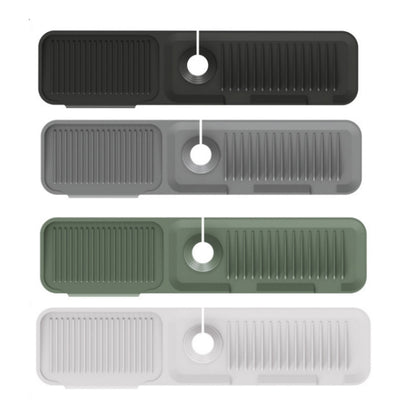 JEREMYTIS™ Silicone Faucet Mat 💧🧽 – Foldable Splash Guard & Sink Organizer