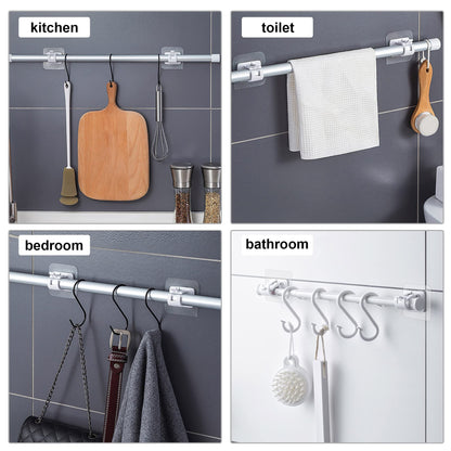 ✨Buy 2 Get 1 Free|🔧 No-Drill Curtain Brackets — Hold Up to 13 lbs! 💪