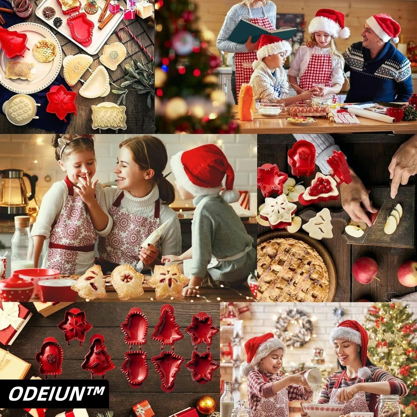 🎄Holiday Pre-Sale🎅 Festive Baking Molds ✨ Perfect Pies & Cookies Every Time