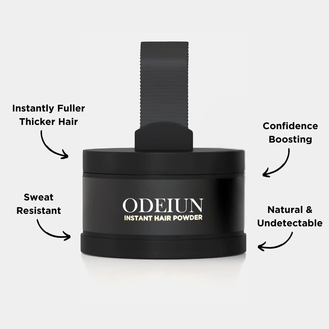 Buy 1 Get 1 Free Today 🎉|💪 ODEIUN™ Hair Filler Powder for Thinning Hair – Natural, Mess-Free