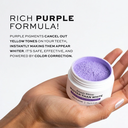 Buy 2 Get 1 Free 🎁|💜 ODEIUN™ Purple Teeth Whitening Powder — Instantly Erase Yellow Stains 😁✨